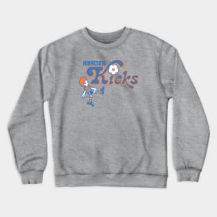 Vintage 1976 Minnesota Kicks Logo Crewneck Sweatshirt